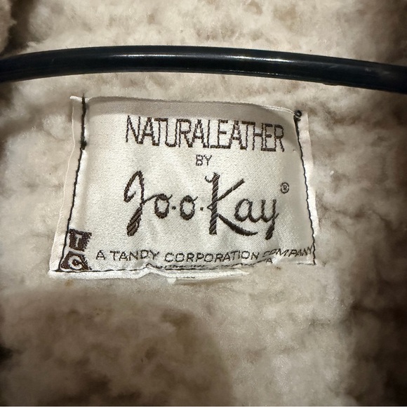 Vintage 1960s Jo O Kay Suede Leather Sherpa Lined Western Rancher Jacket 38 - Picture 6 of 14